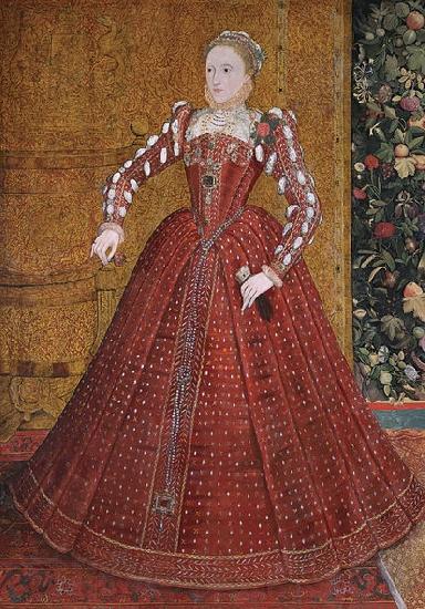 Steven van der Meulen Queen Elizabeth I Spain oil painting art